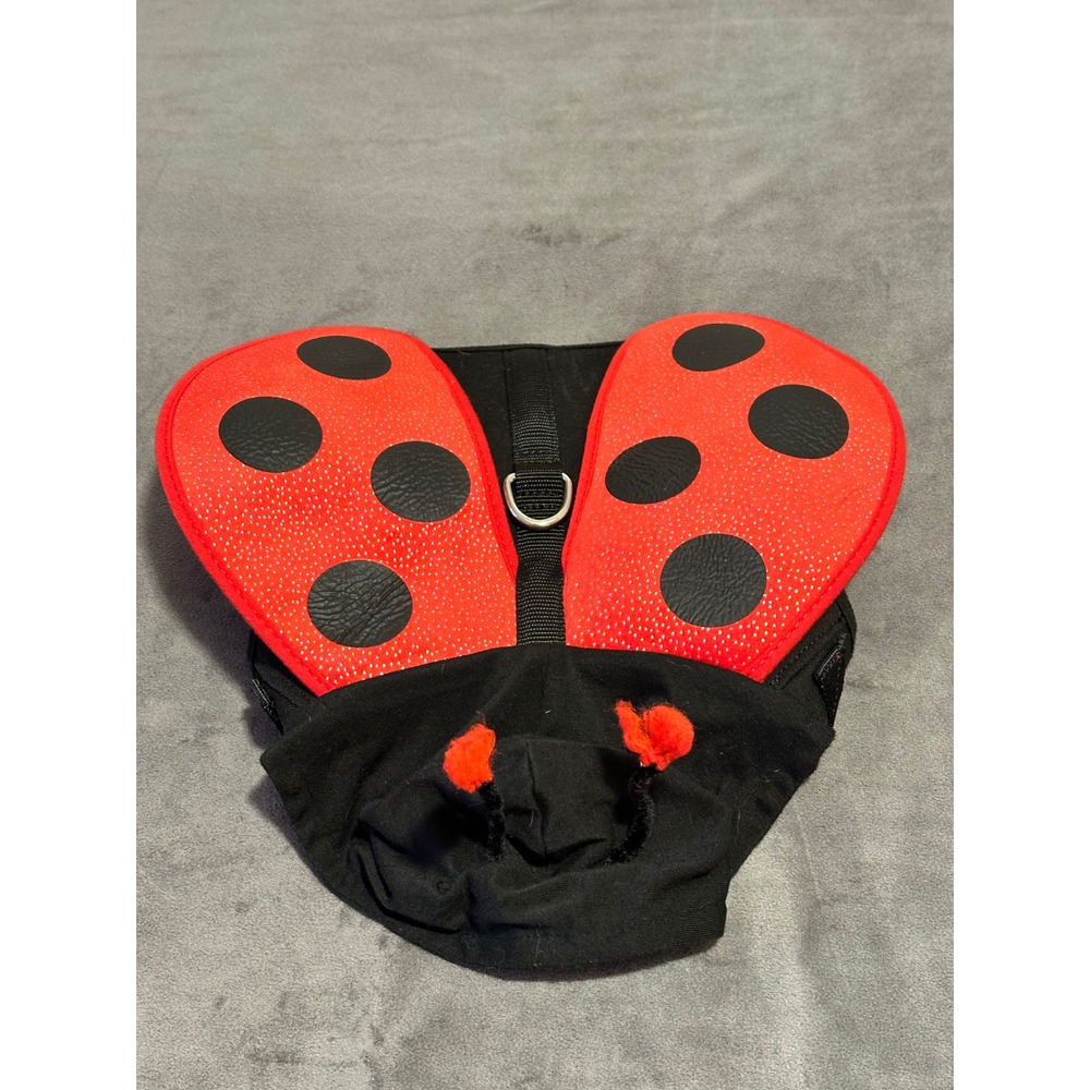 Martha Stewart Pets Ladybug Dog Harness Costume Red Black Small